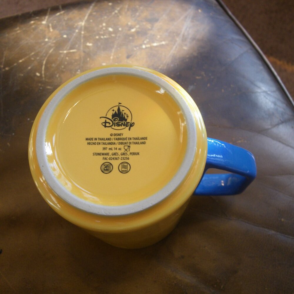 Walt Disney World Magic Kingdom Angry Donald Duck Tall 14 oz. Ceramic Coffee Mug - Picture 4 of 4